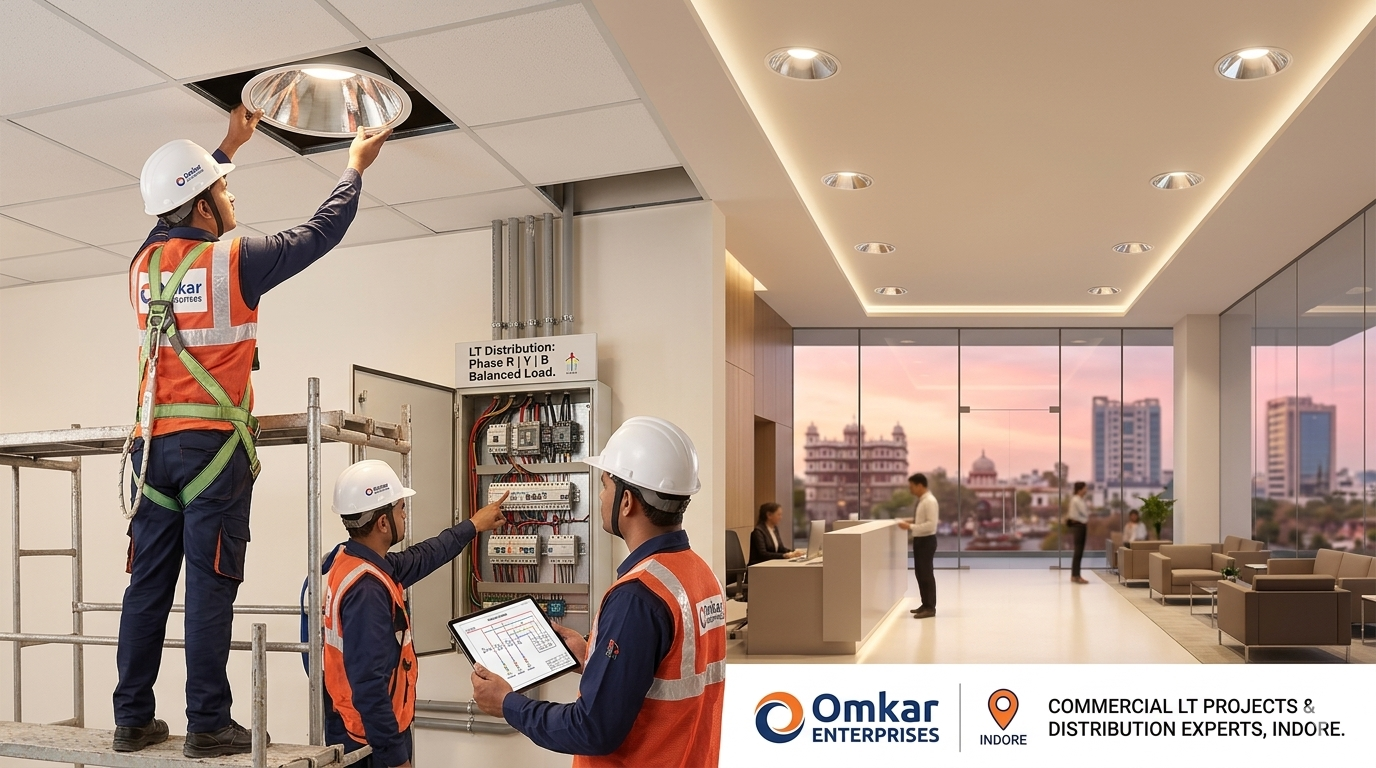 The Complete Guide to Commercial Lighting Excellence: LT Supply & Fixing of Mirror Optic Lights