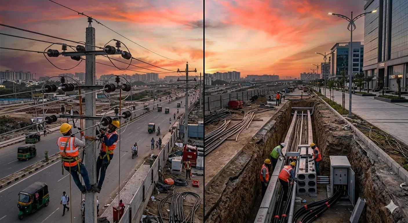 11kV Overhead vs. Underground: Choosing the Right External Electrification Path